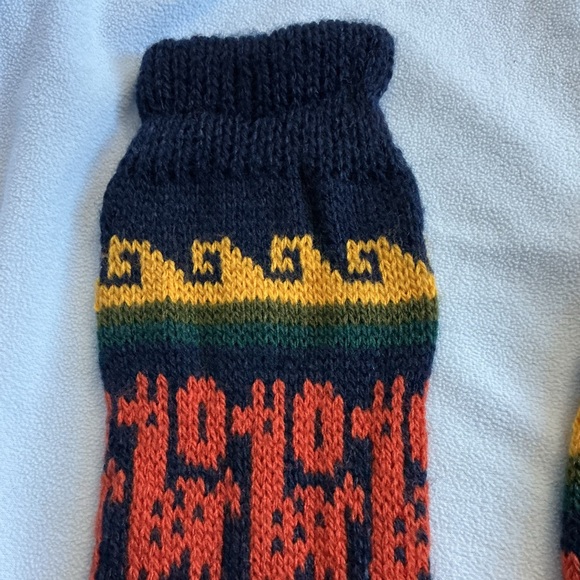 Peruvian Alpaca blend Unisex leg warmers. NWOT - Picture 3 of 5